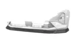 CSR front splitter for Opel Combo E