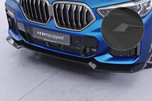 CSR front splitter for BMW X6 G06 with M Sport package