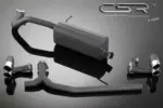 CSR rear silencer for Audi A1 / VW Polo 5 Typ 6R