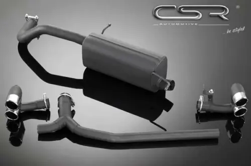 CSR rear silencer for Audi A1 / VW Polo 5 Typ 6R