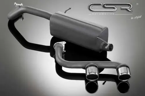 CSR rear silencer for Audi A1 / VW Polo 5 Typ 6R