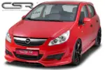 CSR front bumper extension for Opel Corsa D