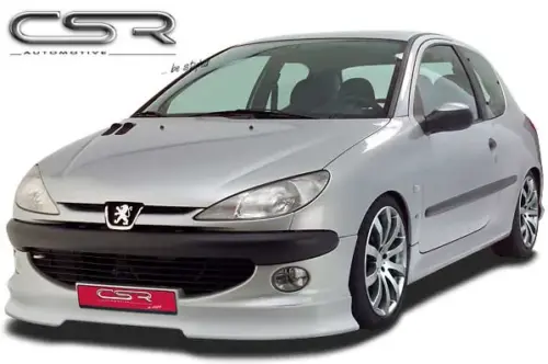 CSR front bumper extension for Peugeot 206 Hatchback / Cabriolet / Estate