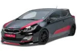 CSR front bumper extension for Kia pro_cee´d 3-door