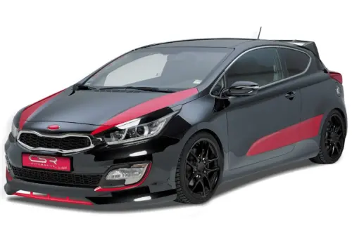 CSR front bumper extension for Kia pro_cee´d 3-door
