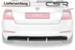CSR rear diffuser for Skoda Octavia 3 Type 5E