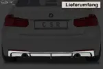 CSR rear diffuser for BMW 3 Series F30 / F31, saloon / Touring