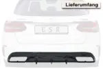 CSR rear diffuser for Mercedes C-Class W205 S205 V205 C205 A205