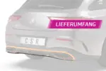 CSR rear diffuser for Mercedes-Benz CLA X118 Shooting Brake AMG Line