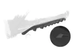 CSR rear diffuser for Toyota Aygo 2