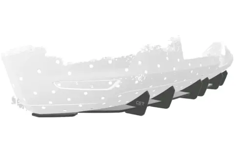 CSR rear diffuser for Seat Leon 3 (5F) 5-door