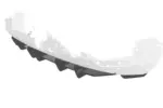 CSR rear diffuser for Seat Leon 3 (5F) 5-door