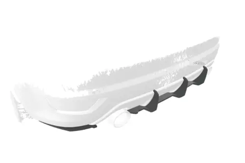 CSR rear diffuser for Ford Focus MK2 ST