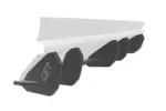 CSR rear diffuser for VW Golf 7 (Type AU) R