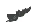 CSR rear diffuser for VW Golf 7 (Typ AU) Variant R-Line