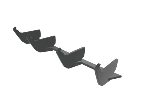 CSR rear diffuser for VW Golf 7 (Typ AU) Variant R-Line