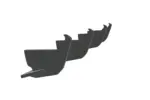 CSR rear diffuser for VW Golf 7 (Typ AU) Variant R-Line