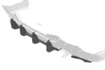 CSR rear diffuser for BMW 3 Series E92 / E93 M package
