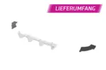 CSR rear diffuser for Ford Fiesta MK8 base