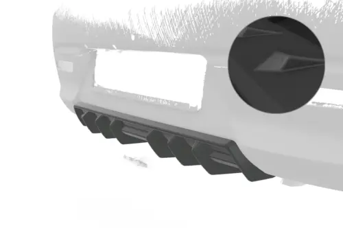 CSR rear diffuser for Kia Rio 4 (YB)