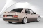 CSR rear spoiler for Mercedes Benz W201 / 190 saloon