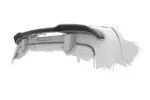 CSR rear spoiler for Opel Combo E (also Combo XL)