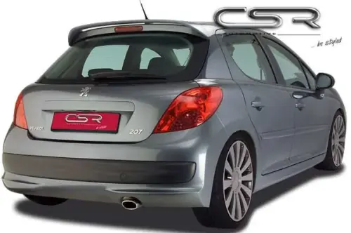 CSR rear spoiler for Peugeot 207 hatchback