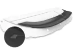 CSR rear spoiler for Porsche Panamera 970 (1st Generation) GTS, Turbo and Turbo S