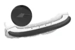 CSR rear spoiler for Renault Megane II RS
