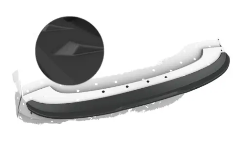 CSR rear spoiler for Renault Megane II RS