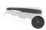 CSR rear spoiler for Fiat 500 Cabrio
