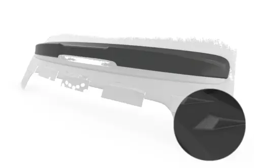 CSR rear spoiler for Fiat 500 Cabrio