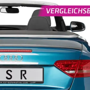 CSR Rear spoiler lip in carbon look for Audi 80 B3 / B4, 90 B3