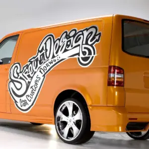 CSR rear bumper for VW Transporter T5 all with a rear hatch opening upwards