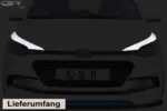 CSR headlight covers for Hyundai i20 GB with LED adaptive headlights