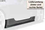 CSR side skirts for Nissan 350Z