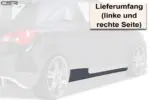 CSR bočni pragovi za Opel Corsa E (X15) 3-vratni