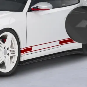 CSR Side skirts with ABE for Porsche 911/997