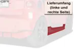 CSR side skirts for Smart fortwo 451