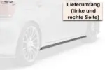 CSR side skirts for VW Polo VI 2G