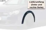 CSR fender flares for VW Golf 6