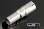 CSR Single coupling for exhaust pipe, reduction from 62 mm to 52 mm for