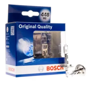 Bosch halogen bulbs H1 12 V 55 W 3000 K, pair