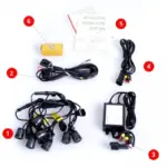 LED daytime running lights (DRL) SMOKE with Osram diodes 10 W 6000 K, 10 modules, kit