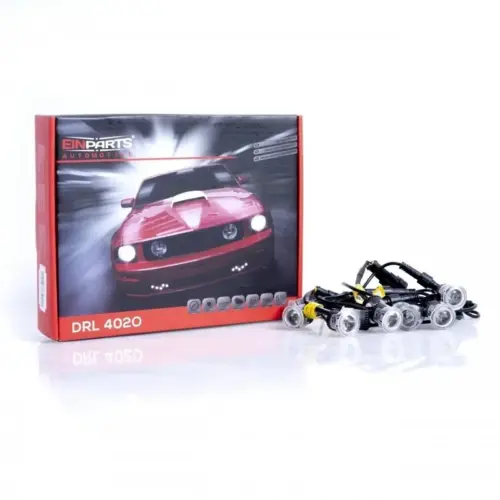 LED daytime running lights (DRL) with Osram diodes 10 W 6000 K, 10 modules, kit