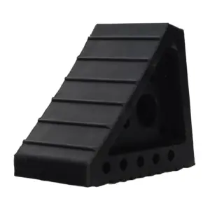 Einparts rubber wheel chock 1.8 t, non-slip, 1 pc