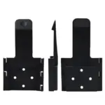 Einparts wheel chock 1.8 t with mounting plate, kit