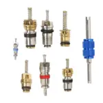Einparts A/C service valve core kit R-134a, 61 pieces with tool