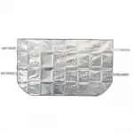 Einparts windscreen cover 156 x 90 cm, frost and sun protection, 1 pc