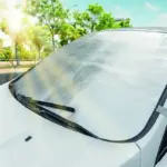 Einparts windscreen cover 156 x 90 cm, frost and sun protection, 1 pc